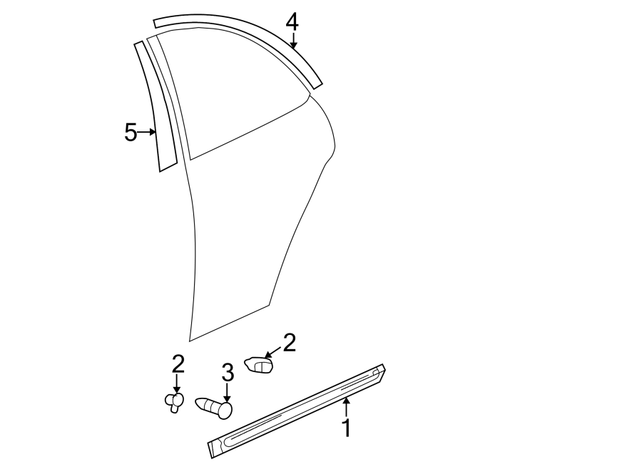 3REAR DOOR. EXTERIOR TRIM.https://images.simplepart.com/images/parts/motor/fullsize/1055400.png