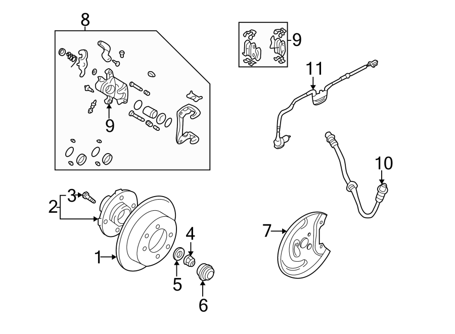 2REAR SUSPENSION. BRAKE COMPONENTS.https://images.simplepart.com/images/parts/motor/fullsize/1055465.png