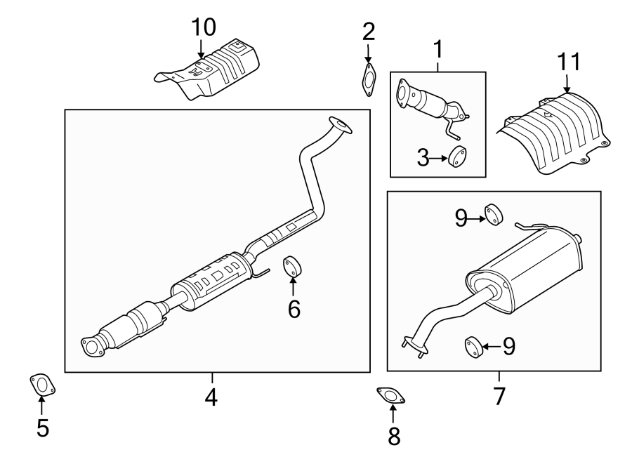 1EXHAUST SYSTEM. EXHAUST COMPONENTS.https://images.simplepart.com/images/parts/motor/fullsize/1057180.png