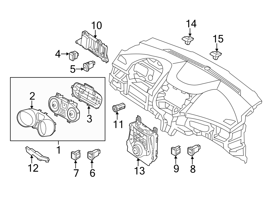 1INSTRUMENT PANEL. CLUSTER & SWITCHES.https://images.simplepart.com/images/parts/motor/fullsize/1057277.png