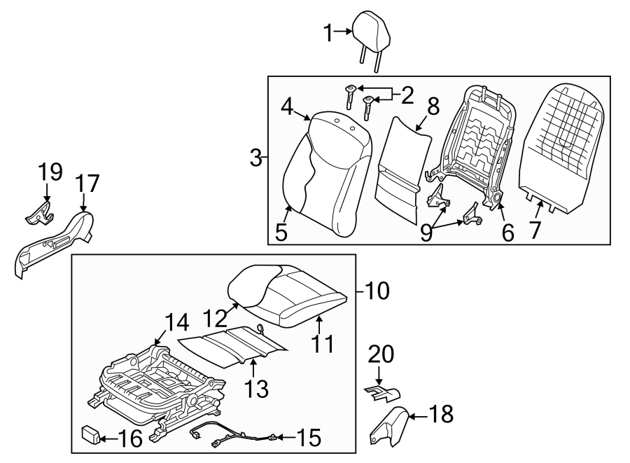 1SEATS & TRACKS. PASSENGER SEAT COMPONENTS.https://images.simplepart.com/images/parts/motor/fullsize/1057315.png