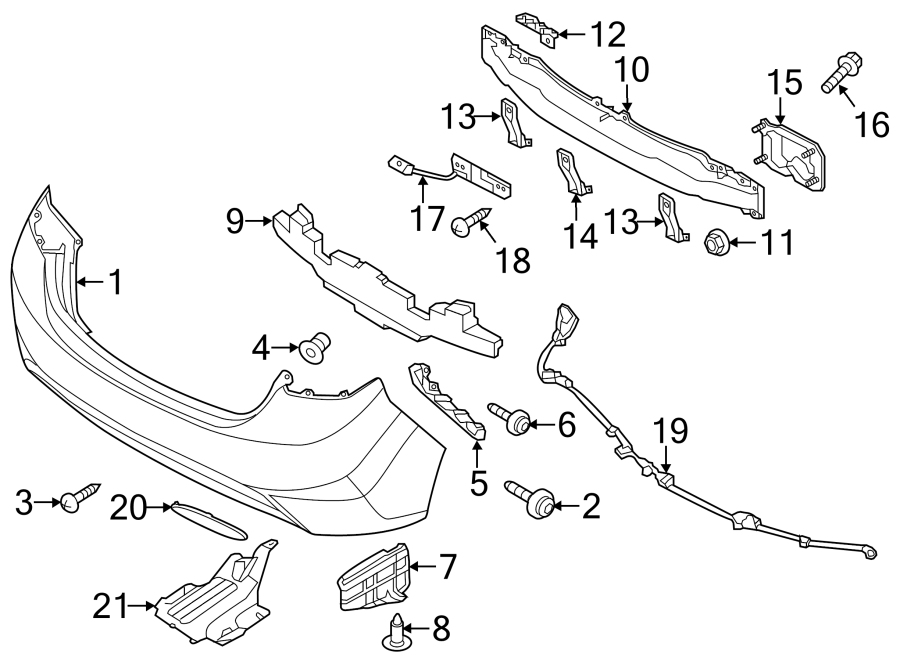 11REAR BUMPER. BUMPER & COMPONENTS.https://images.simplepart.com/images/parts/motor/fullsize/1057552.png