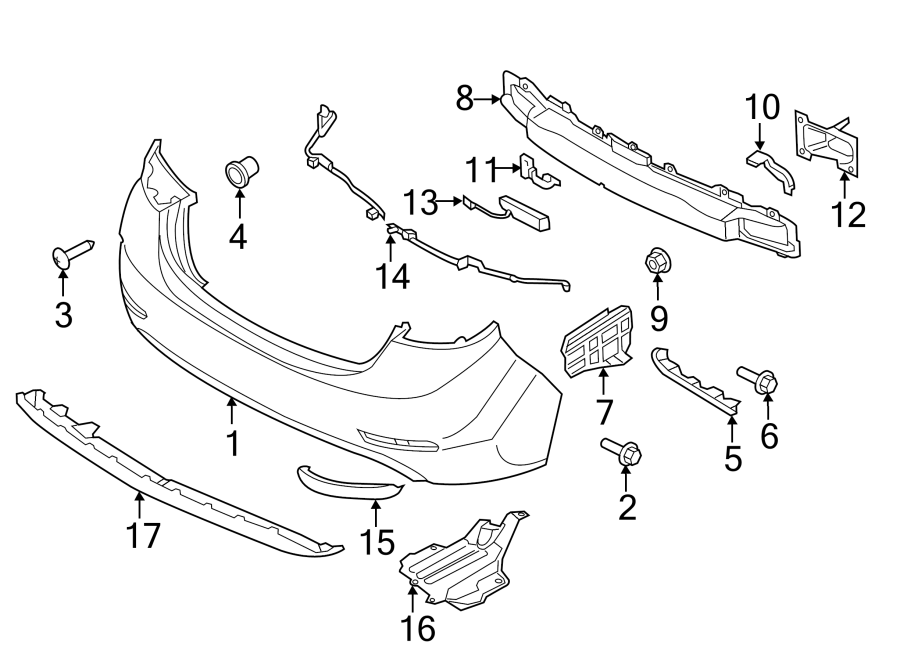 5REAR BUMPER. BUMPER & COMPONENTS.https://images.simplepart.com/images/parts/motor/fullsize/1057553.png