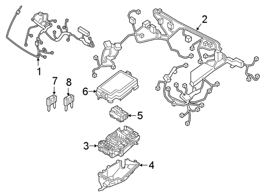 Diagram WIRING HARNESS. for your Hyundai