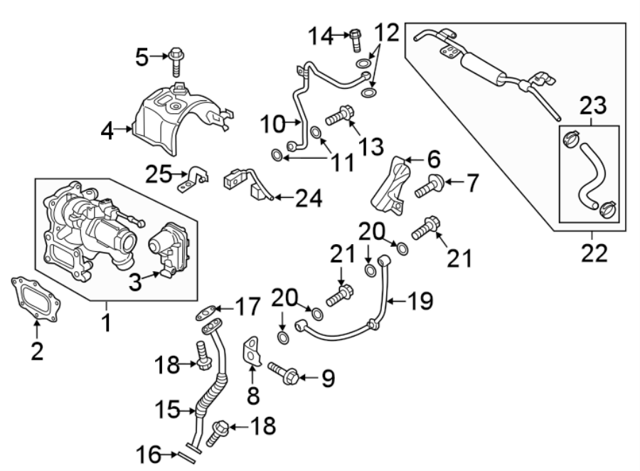 22ENGINE / TRANSAXLE. TURBOCHARGER & COMPONENTS.https://images.simplepart.com/images/parts/motor/fullsize/1058203.png