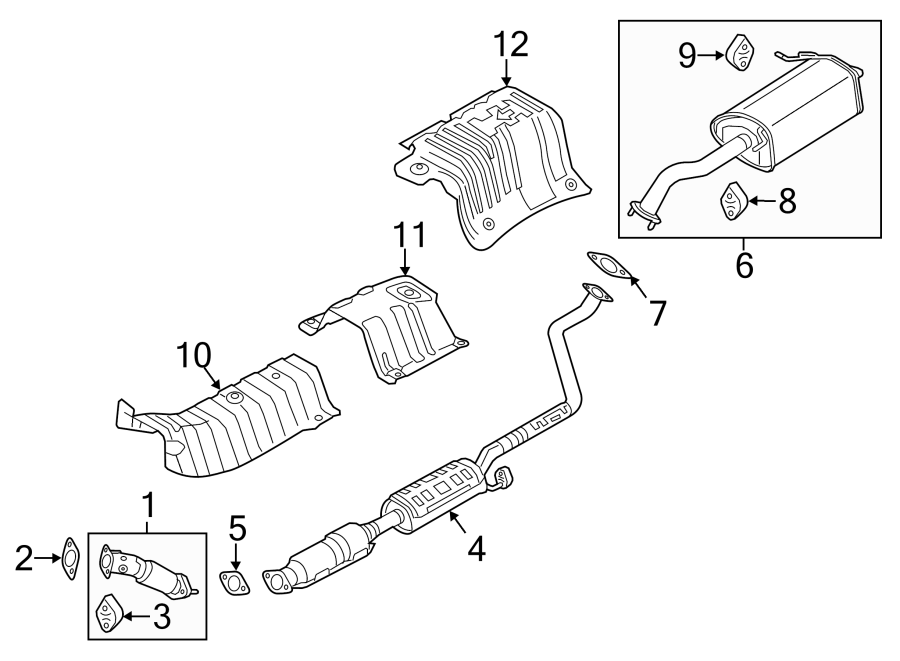 1EXHAUST SYSTEM. EXHAUST COMPONENTS.https://images.simplepart.com/images/parts/motor/fullsize/1059150.png