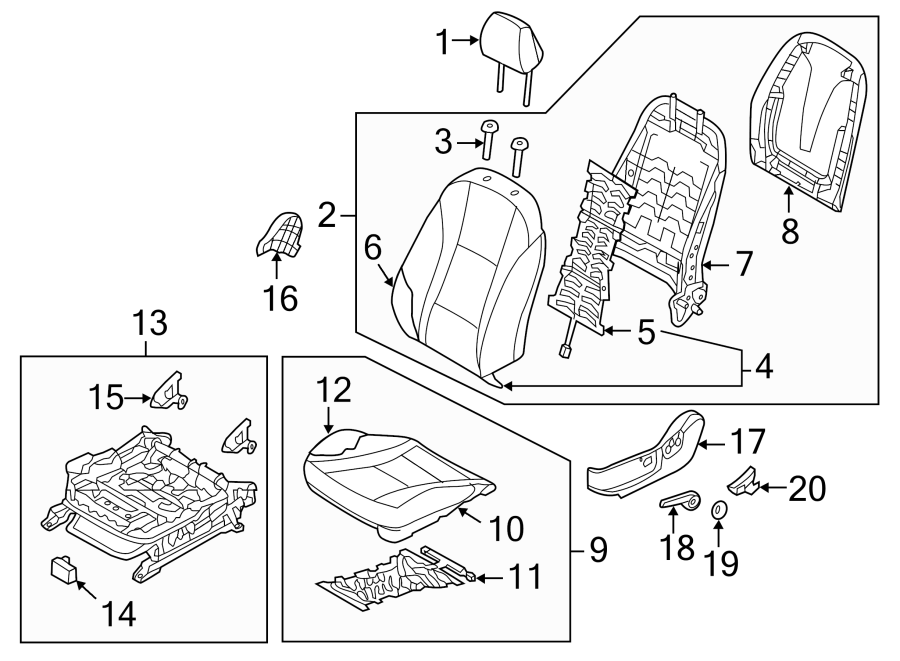 19SEATS & TRACKS. DRIVER SEAT COMPONENTS.https://images.simplepart.com/images/parts/motor/fullsize/1059295.png