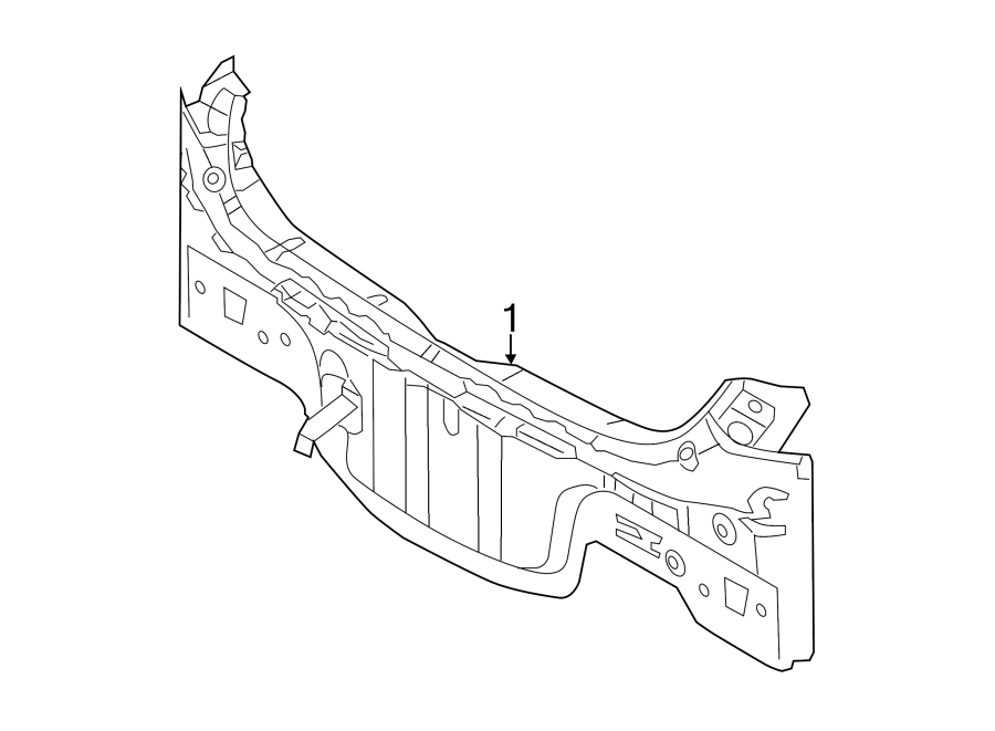 Diagram REAR BODY & FLOOR. for your Hyundai Elantra GT  