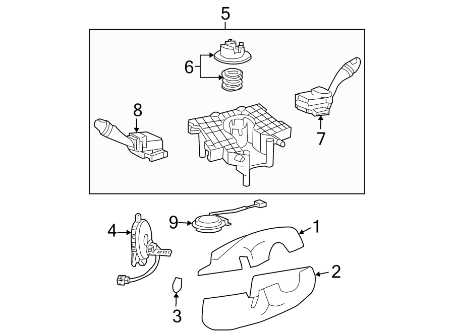 7STEERING COLUMN. SHROUD. SWITCHES & LEVERS.https://images.simplepart.com/images/parts/motor/fullsize/1060330.png