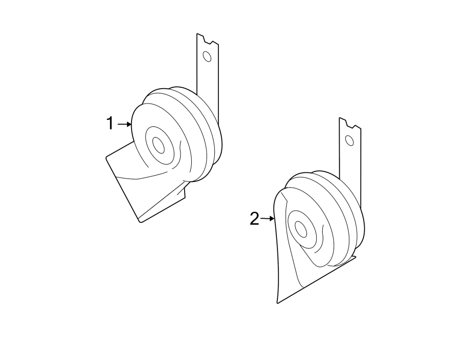 Diagram HORN. for your 2012 Hyundai Elantra   