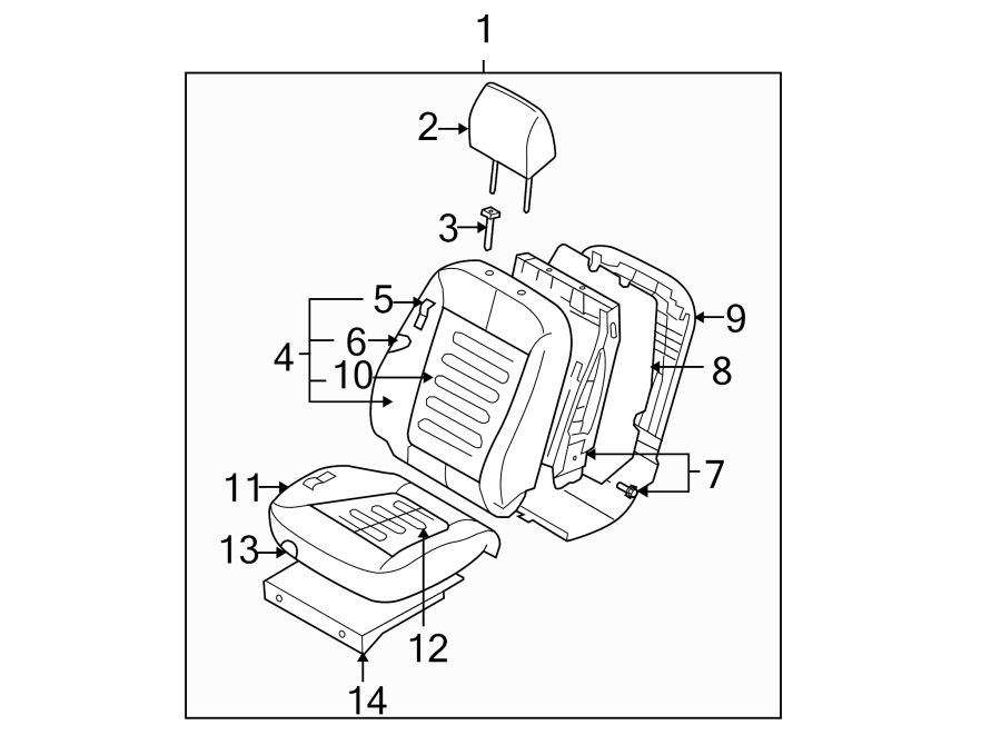 1SEATS & TRACKS. FRONT SEAT COMPONENTS.https://images.simplepart.com/images/parts/motor/fullsize/1061415.png