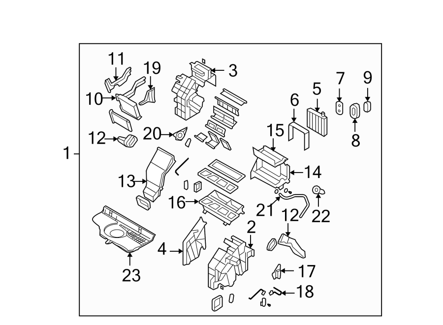 9AIR CONDITIONER & HEATER. EVAPORATOR & HEATER COMPONENTS.https://images.simplepart.com/images/parts/motor/fullsize/1062090.png