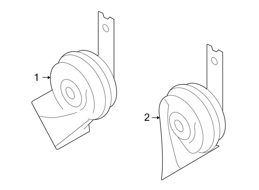 Diagram HORN. for your 2012 Hyundai Elantra   