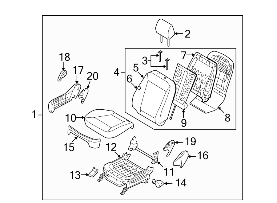 2SEATS & TRACKS. PASSENGER SEAT COMPONENTS.https://images.simplepart.com/images/parts/motor/fullsize/1062505.png