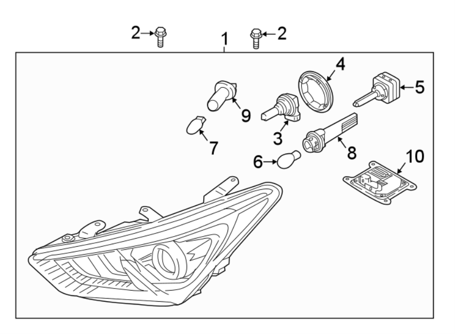 5FRONT LAMPS. HEADLAMP COMPONENTS.https://images.simplepart.com/images/parts/motor/fullsize/1063039.png