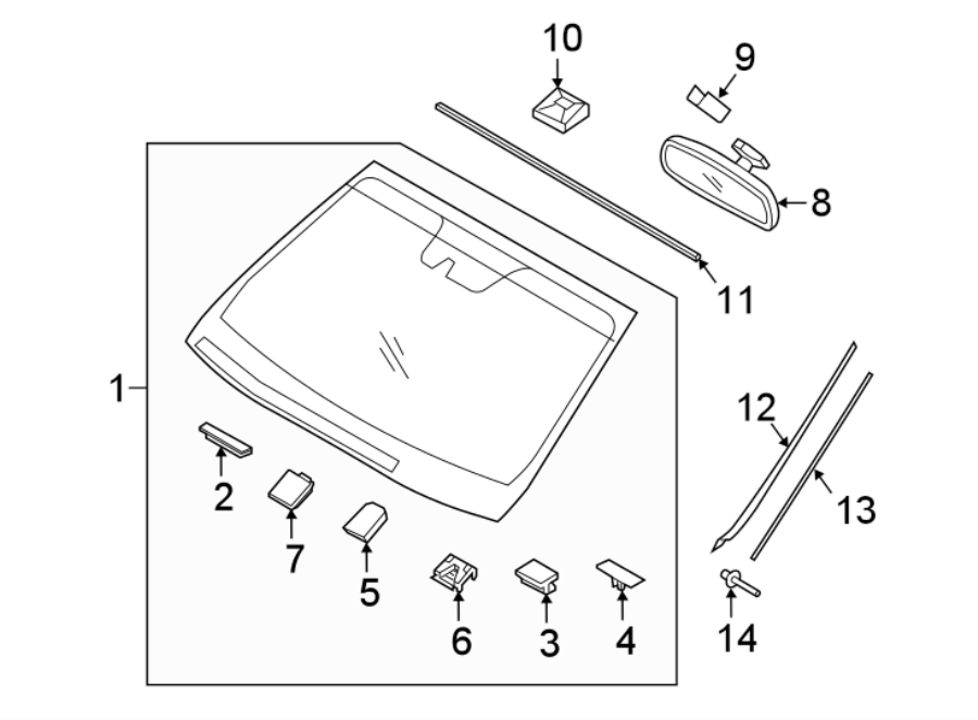 11WINDSHIELD GLASS.https://images.simplepart.com/images/parts/motor/fullsize/1063341.png