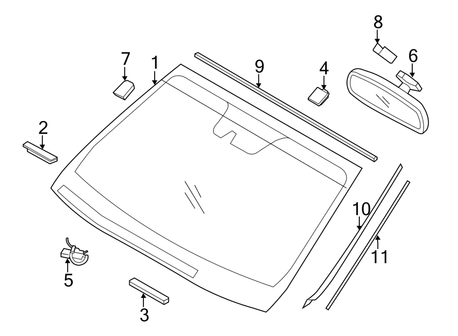 9WINDSHIELD GLASS.https://images.simplepart.com/images/parts/motor/fullsize/1063343.png