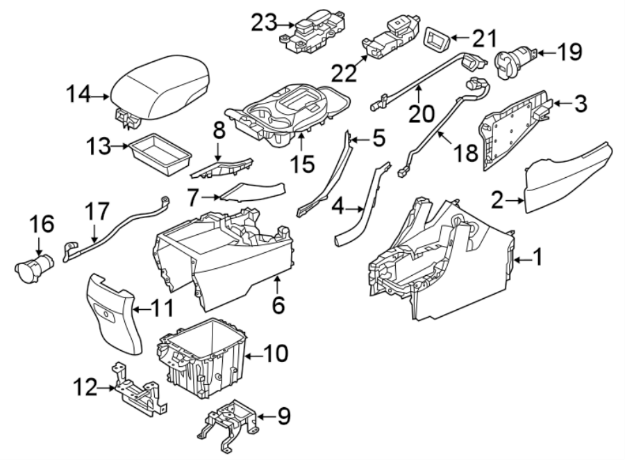 42017-19 W/O 2ND row captain chairs. Console & components. W/O sport.https://images.simplepart.com/images/parts/motor/fullsize/1063416.png