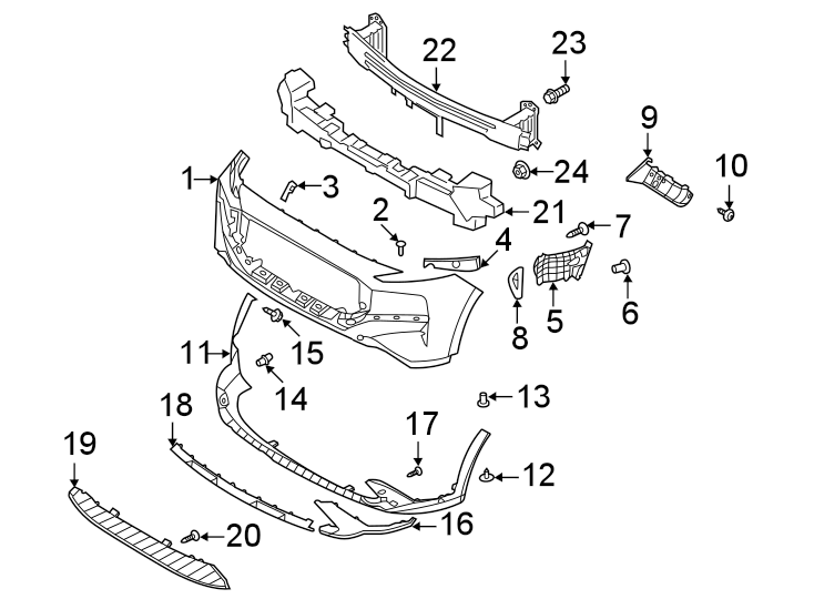 10Front bumper & grille. Bumper & components.https://images.simplepart.com/images/parts/motor/fullsize/1064012.png