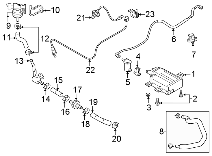 1EMISSION SYSTEM. EMISSION COMPONENTS.https://images.simplepart.com/images/parts/motor/fullsize/1064345.png