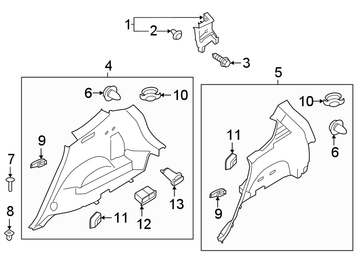 10Quarter panel. Interior trim.https://images.simplepart.com/images/parts/motor/fullsize/1064691.png