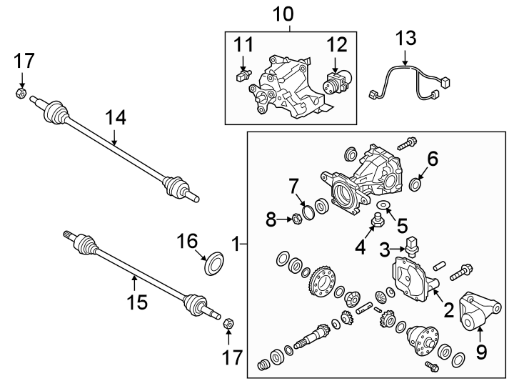 14Rear suspension. Axle & differential.https://images.simplepart.com/images/parts/motor/fullsize/1064762.png