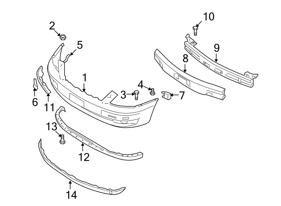 10FRONT BUMPER. BUMPER & COMPONENTS.https://images.simplepart.com/images/parts/motor/fullsize/1065005.png