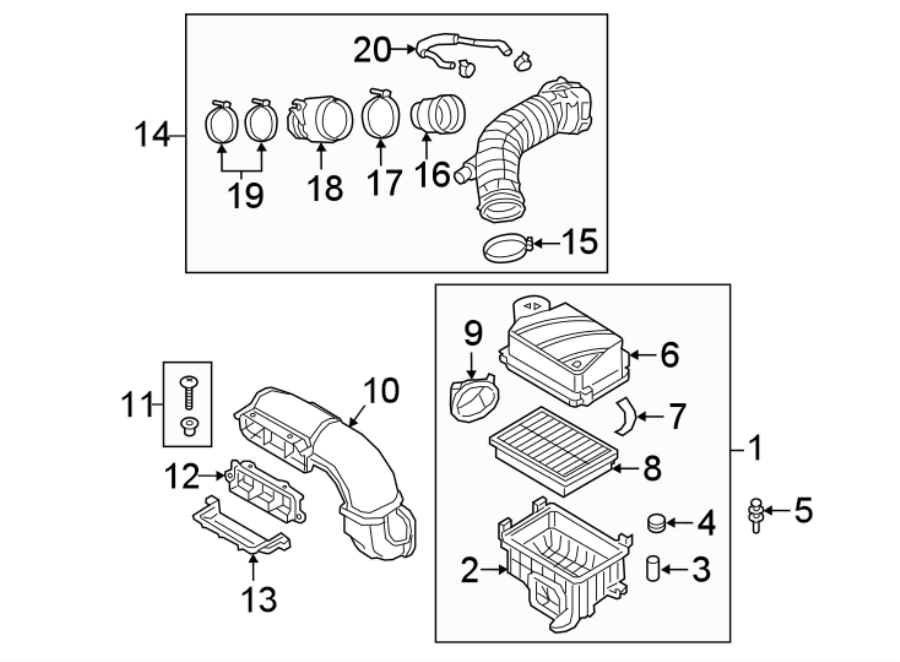 20ENGINE / TRANSAXLE. AIR INTAKE.https://images.simplepart.com/images/parts/motor/fullsize/1066160.png