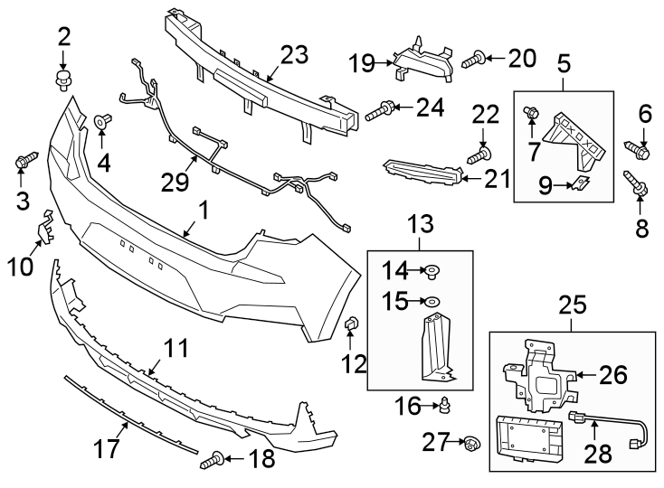 9REAR BUMPER. BUMPER & COMPONENTS.https://images.simplepart.com/images/parts/motor/fullsize/1066755.png