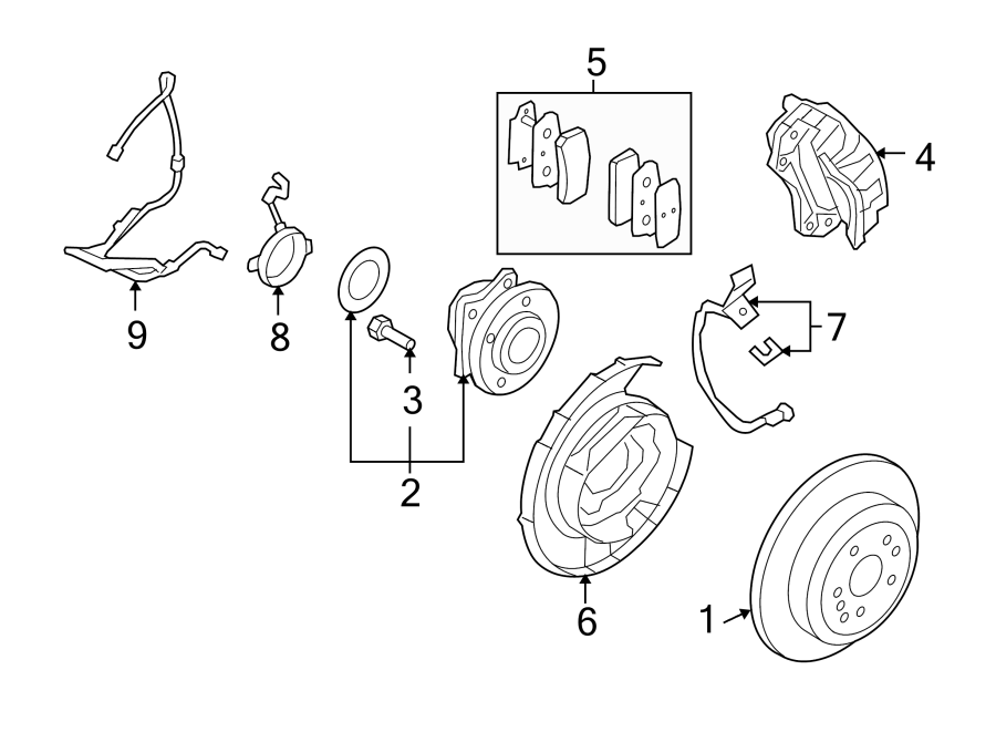 3REAR SUSPENSION. BRAKE COMPONENTS.https://images.simplepart.com/images/parts/motor/fullsize/1070705.png