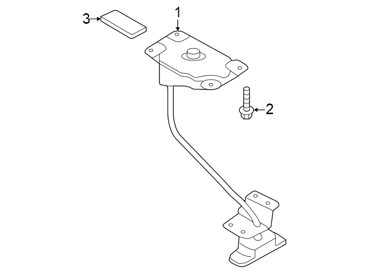 Diagram Rear body & floor. Spare tire carrier. for your 1996 Hyundai Accent   
