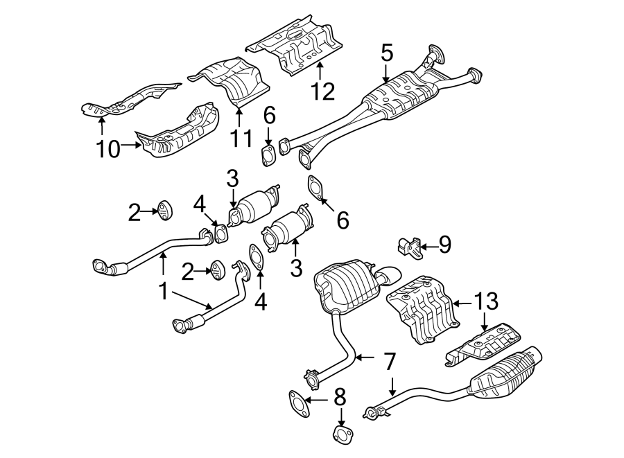 13EXHAUST SYSTEM. EXHAUST COMPONENTS.https://images.simplepart.com/images/parts/motor/fullsize/1075275.png