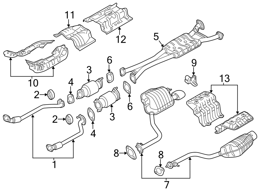 13EXHAUST SYSTEM. EXHAUST COMPONENTS.https://images.simplepart.com/images/parts/motor/fullsize/1075277.png