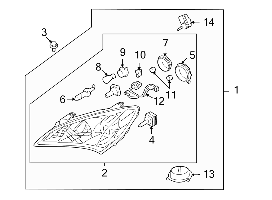 9FRONT LAMPS. HEADLAMP COMPONENTS.https://images.simplepart.com/images/parts/motor/fullsize/1080025.png