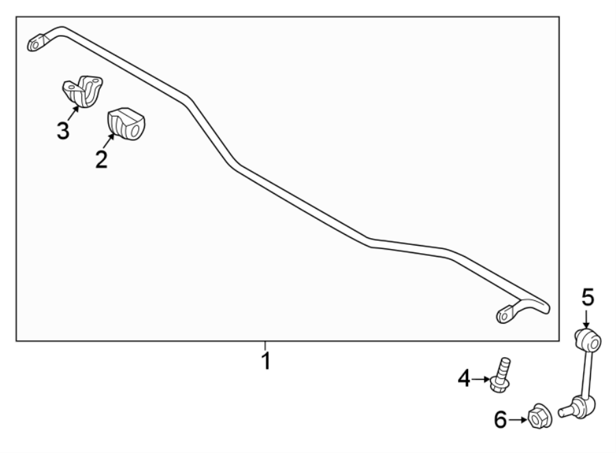 Diagram Rear suspension. Stabilizer bar & components. for your Genesis