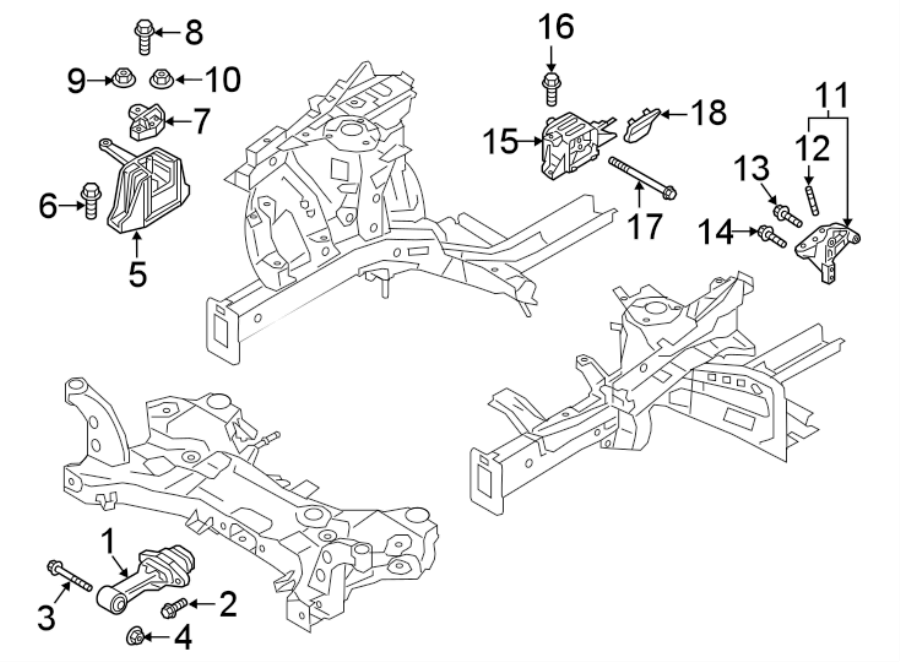 1Engine / transaxle. Engine & TRANS mounting.https://images.simplepart.com/images/parts/motor/fullsize/1085285.png