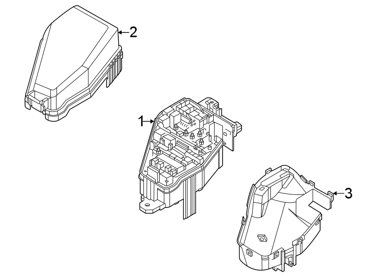 Diagram Electrical components. for your 2023 Genesis GV80   