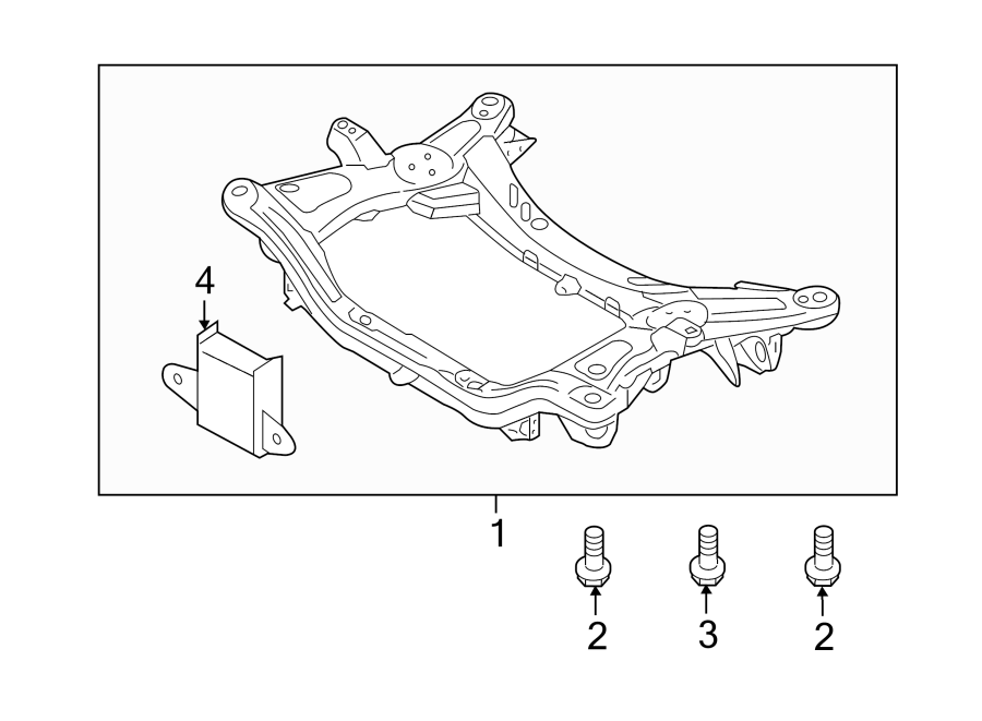 Diagram FRONT SUSPENSION. SUSPENSION MOUNTING. for your Hyundai