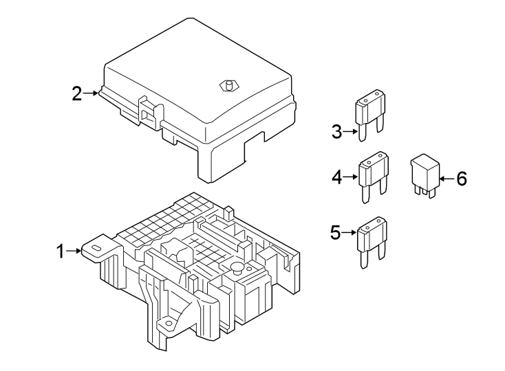 Diagram Electrical components. for your Genesis GV80  