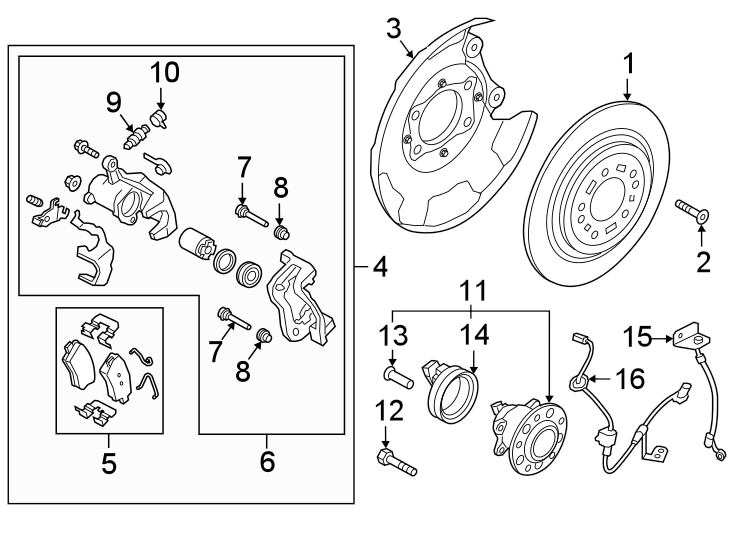 12Rear suspension. Brake components.https://images.simplepart.com/images/parts/motor/fullsize/1093490.png