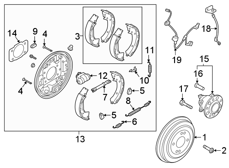 17Rear suspension. Brake components.https://images.simplepart.com/images/parts/motor/fullsize/1093495.png