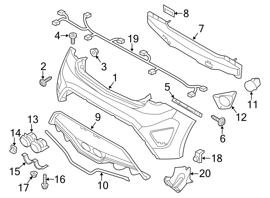 5REAR BUMPER. BUMPER & COMPONENTS.https://images.simplepart.com/images/parts/motor/fullsize/1095630.png