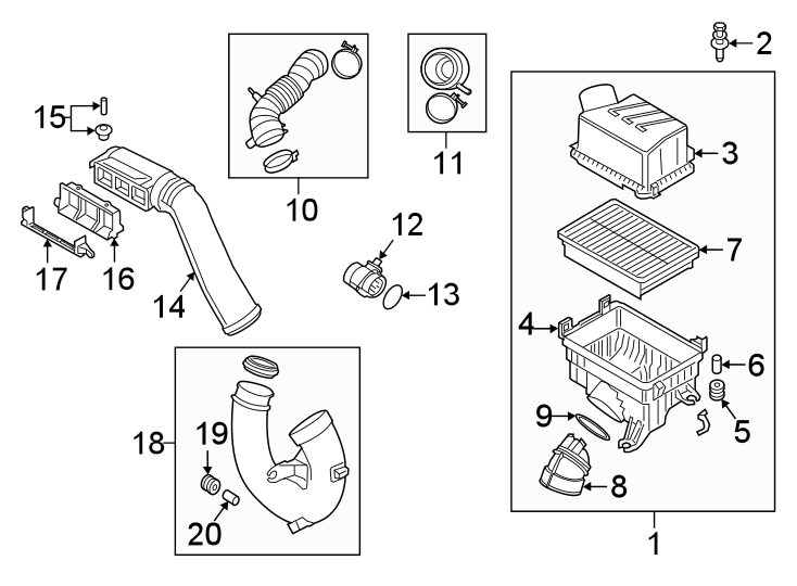 13Engine / transaxle. Air intake.https://images.simplepart.com/images/parts/motor/fullsize/1098196.png