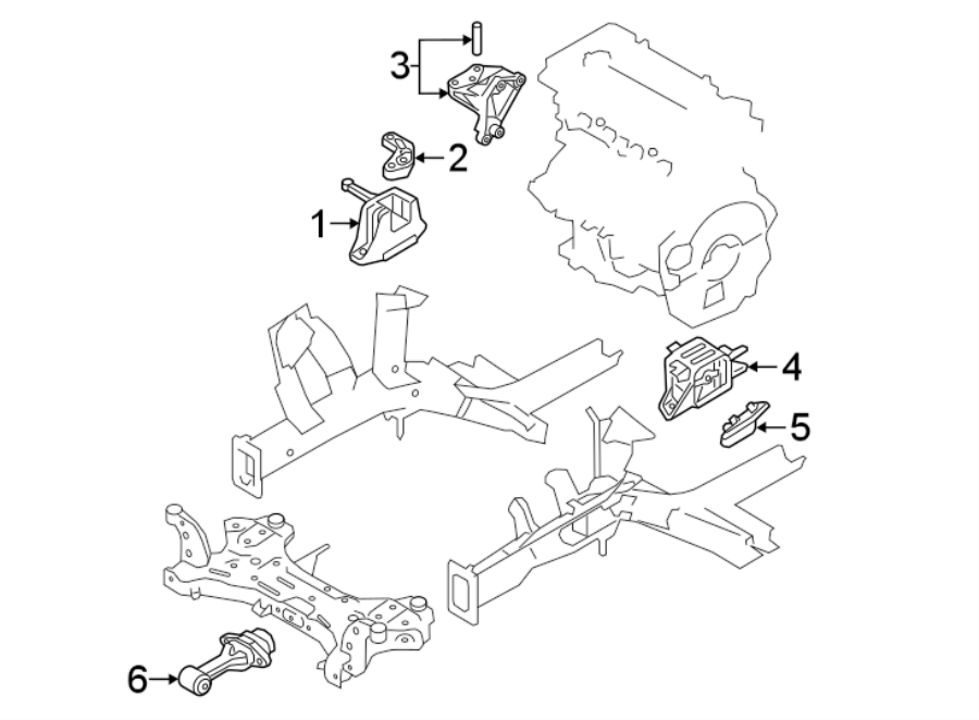 1ENGINE / TRANSAXLE. ENGINE & TRANS MOUNTING.https://images.simplepart.com/images/parts/motor/fullsize/1098215.png