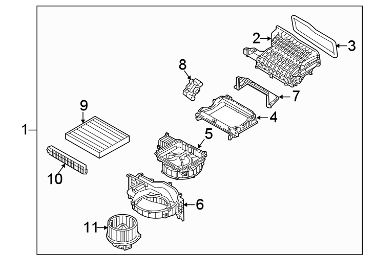 7Air conditioner & heater. Blower motor & fan.https://images.simplepart.com/images/parts/motor/fullsize/1098775.png