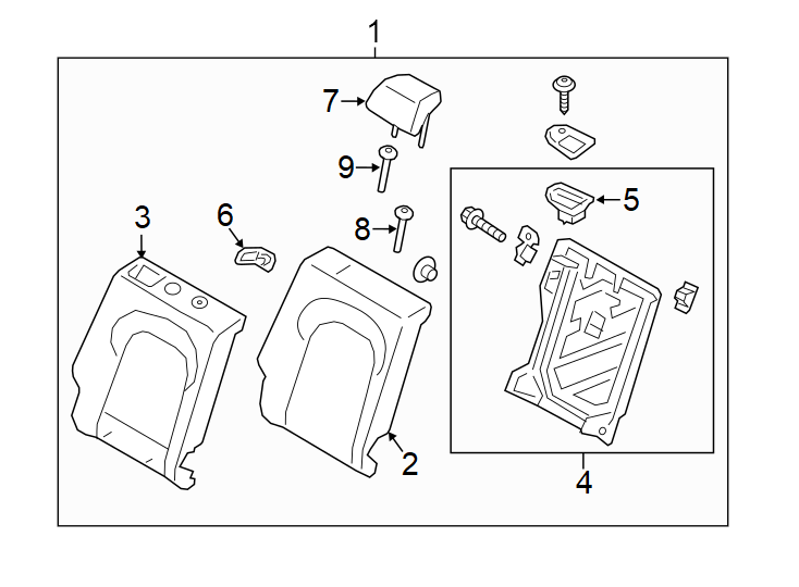 940% seat back. Cloth. Leather. Suede. w/EV. W/LEVER. w/o EV. W/O lever.https://images.simplepart.com/images/parts/motor/fullsize/1099560.png