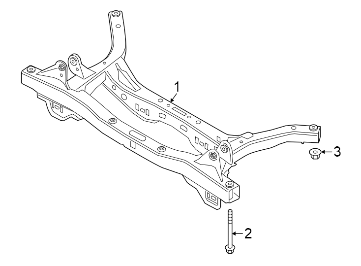 Diagram Rear suspension. Suspension mounting. for your 2016 Hyundai Azera   