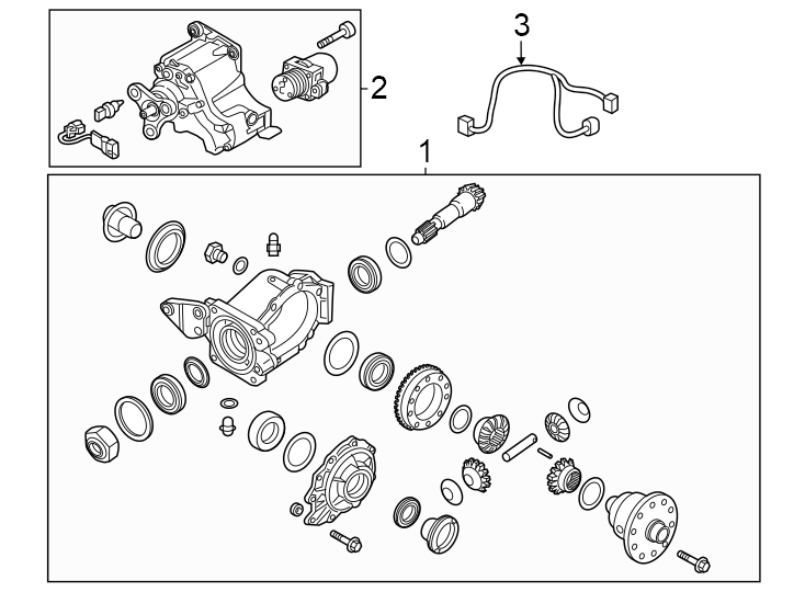 Diagram Rear suspension. Axle & differential. for your 2013 Hyundai Tucson  Limited Sport Utility 