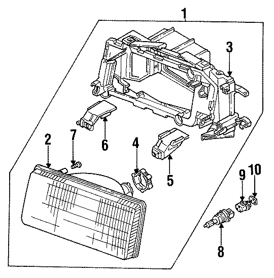 10FRONT LAMPS. HEADLAMP COMPONENTS.https://images.simplepart.com/images/parts/motor/fullsize/1309530.png