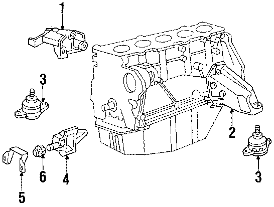 3ENGINE / TRANSAXLE. ENGINE MOUNTING.https://images.simplepart.com/images/parts/motor/fullsize/1309590.png